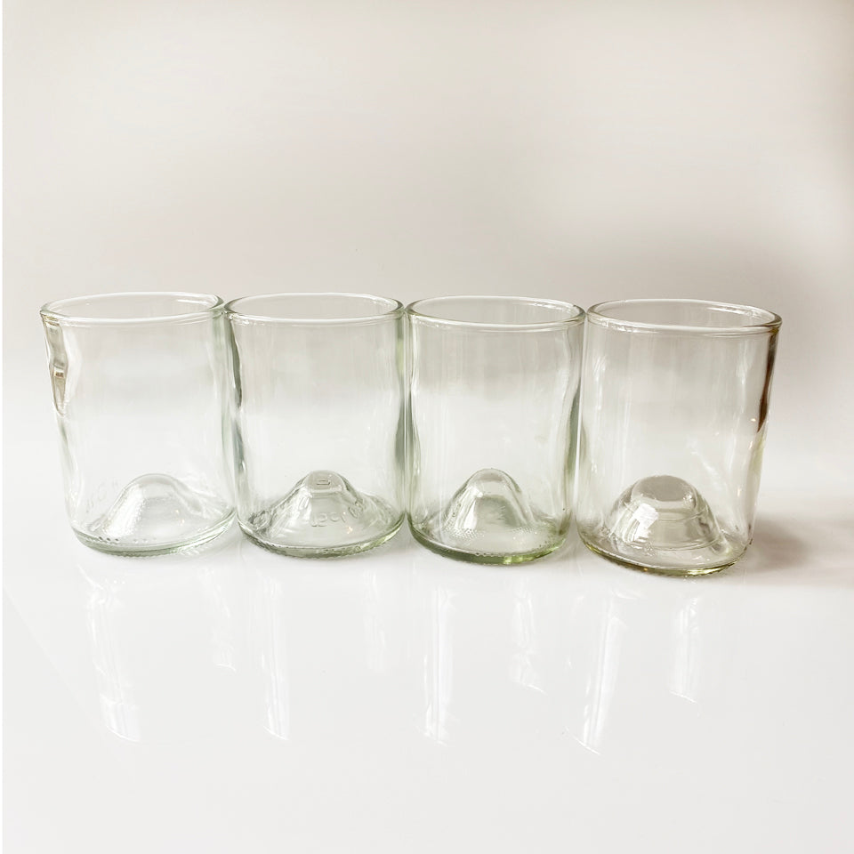 Clear Recycled Glass Tumbler (12 oz)