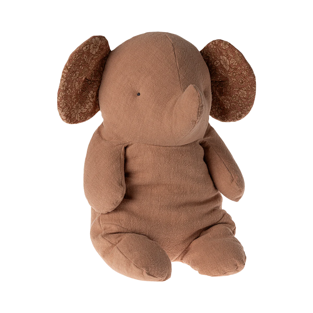 Large Stuffed Elephant - Powder Pink