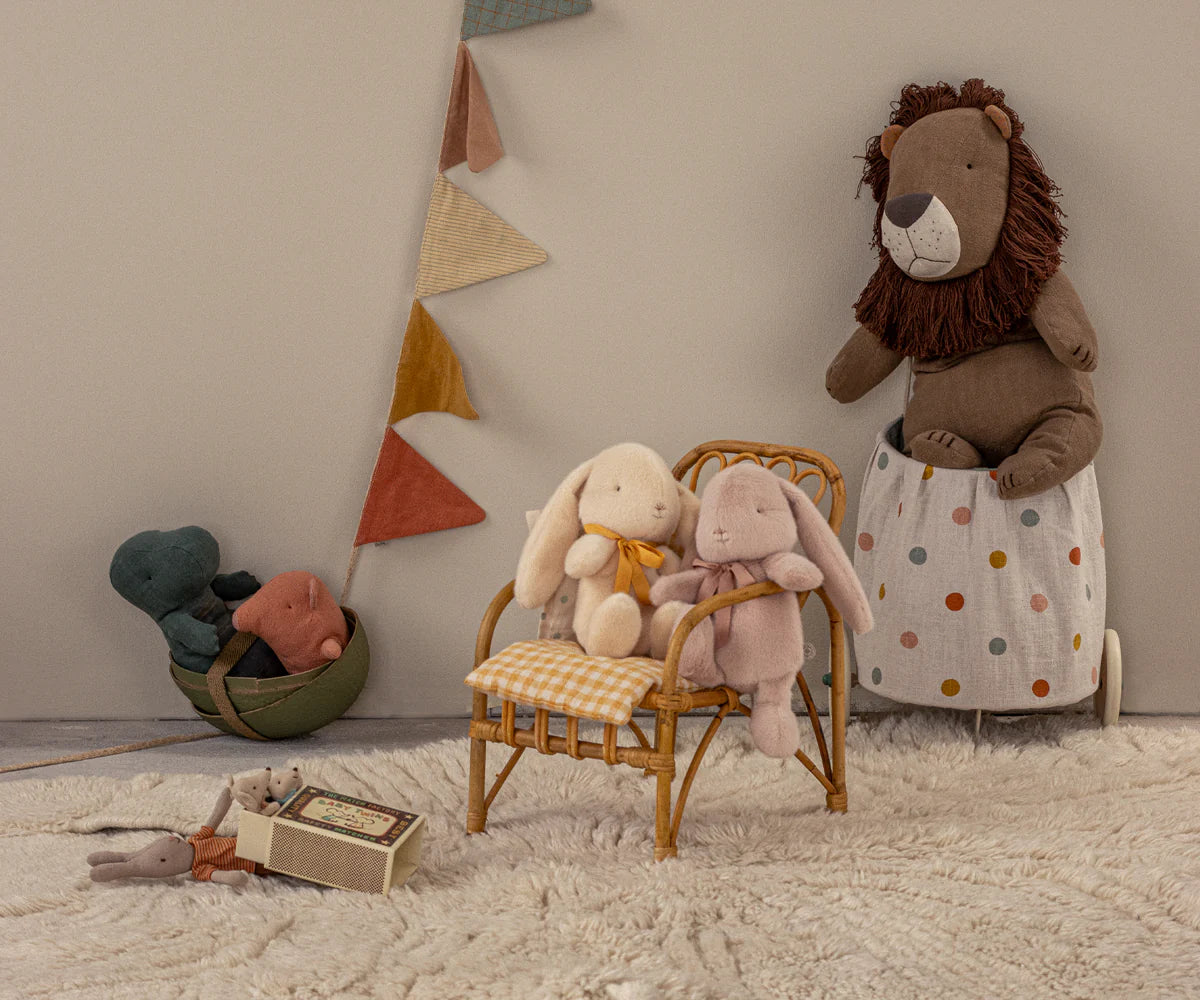 Small Plush Bunny - Cream