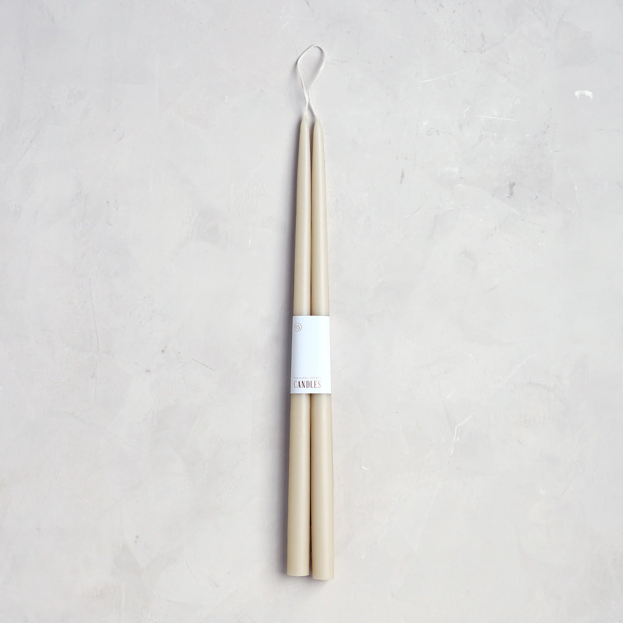 18" Taper Candles - Parchment