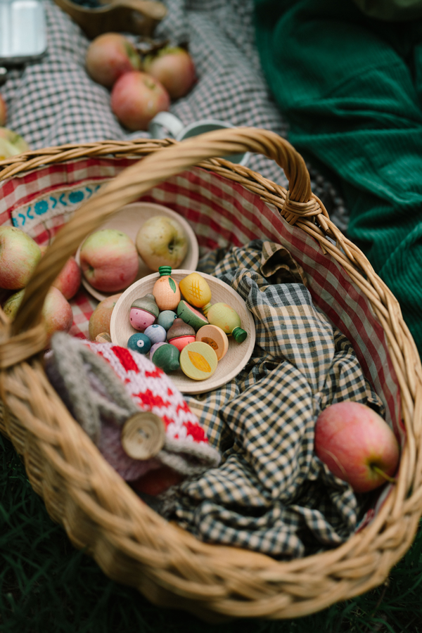 Wooden Grapat Set - Fruits