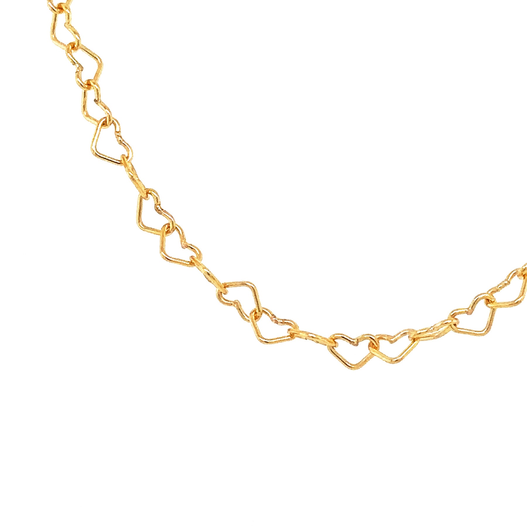 Gold-Filled Heart Chain Bracelet