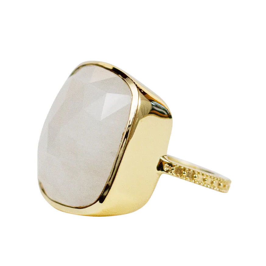 Vermeil Cocktail Moonstone Ring