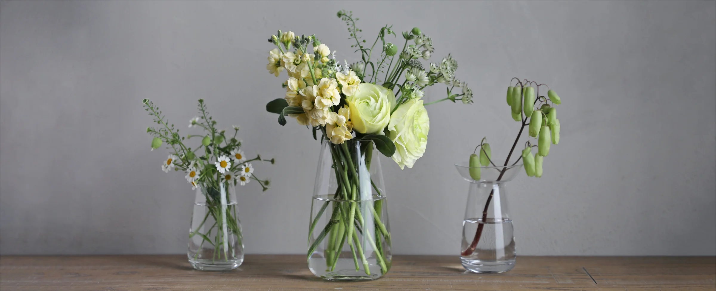 Large Glass Bulb Vase