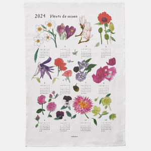 2024 Fabric Calendar - Fleurs de Saison (Seasonal Flowers)