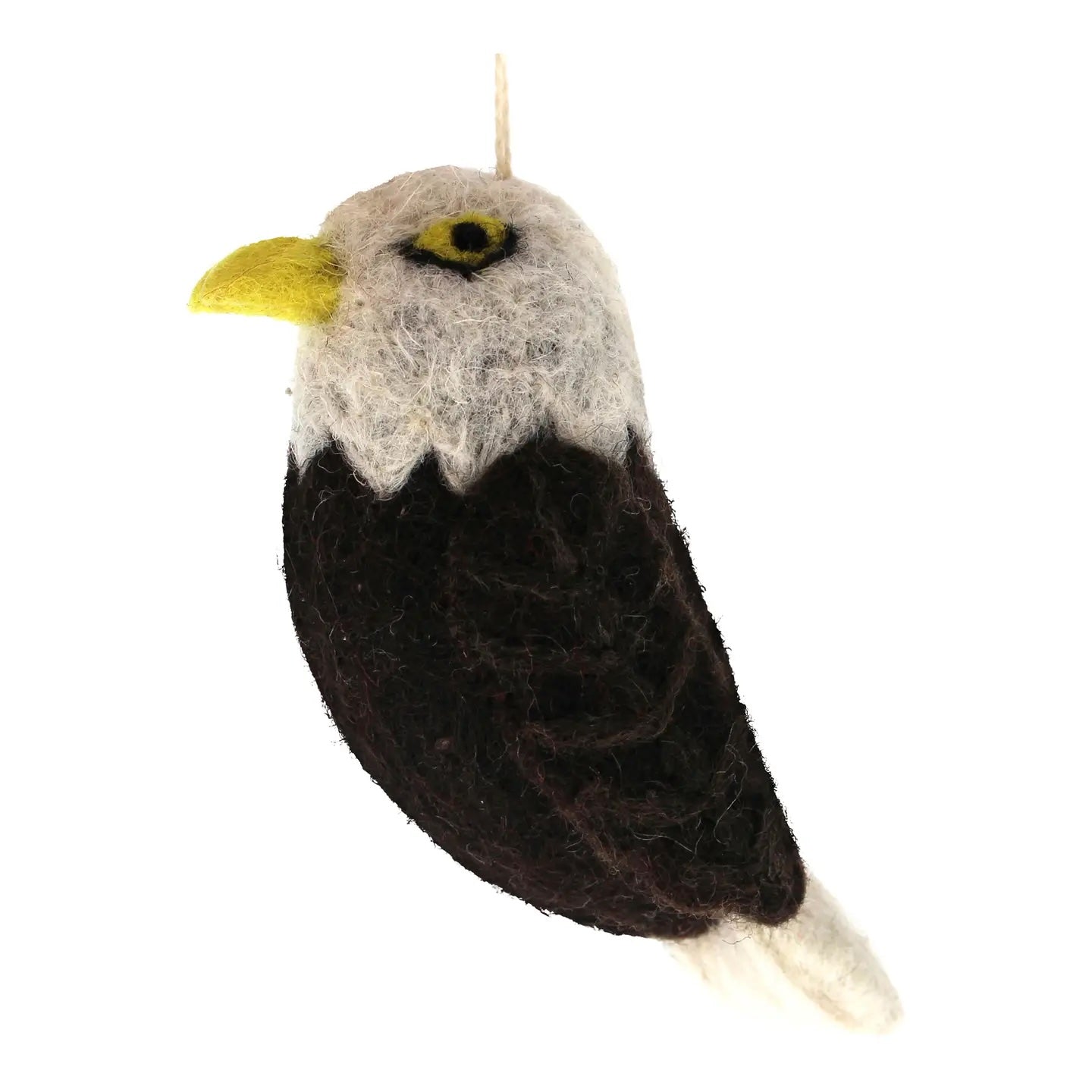 Felted Eagle Ornament