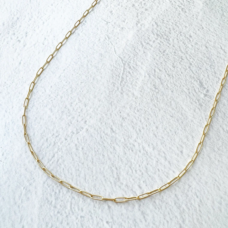 Satin Paperclip Necklace
