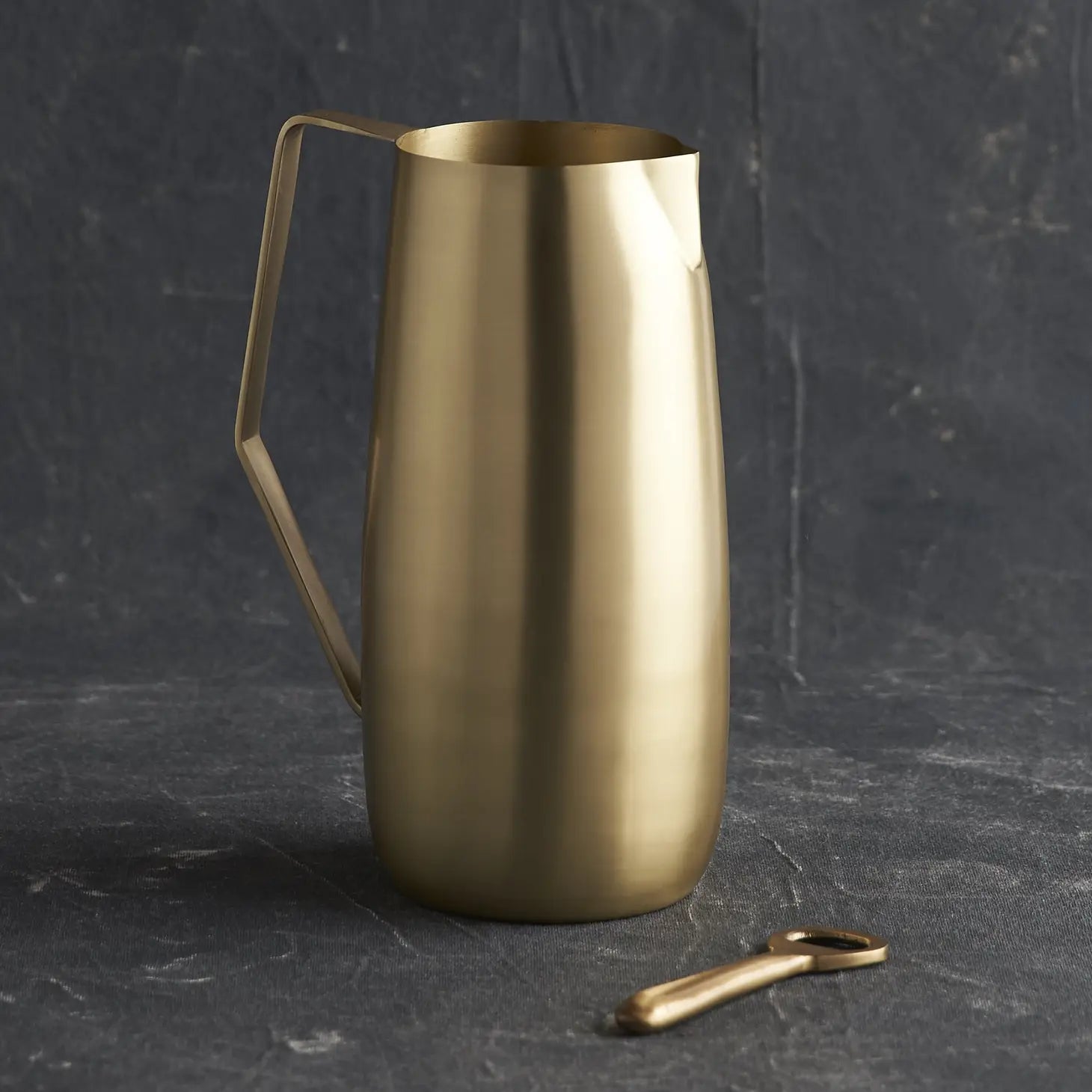 Tall Brass Pitcher