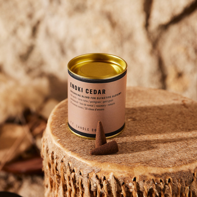 Alchemy Incense Cones - Enoki Cedar