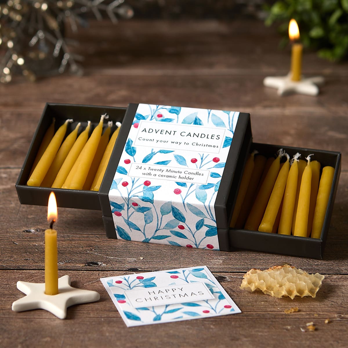 Twenty Minute Advent Candles - Berry