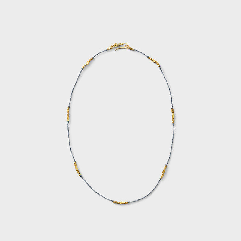 Three Station Cord Necklace