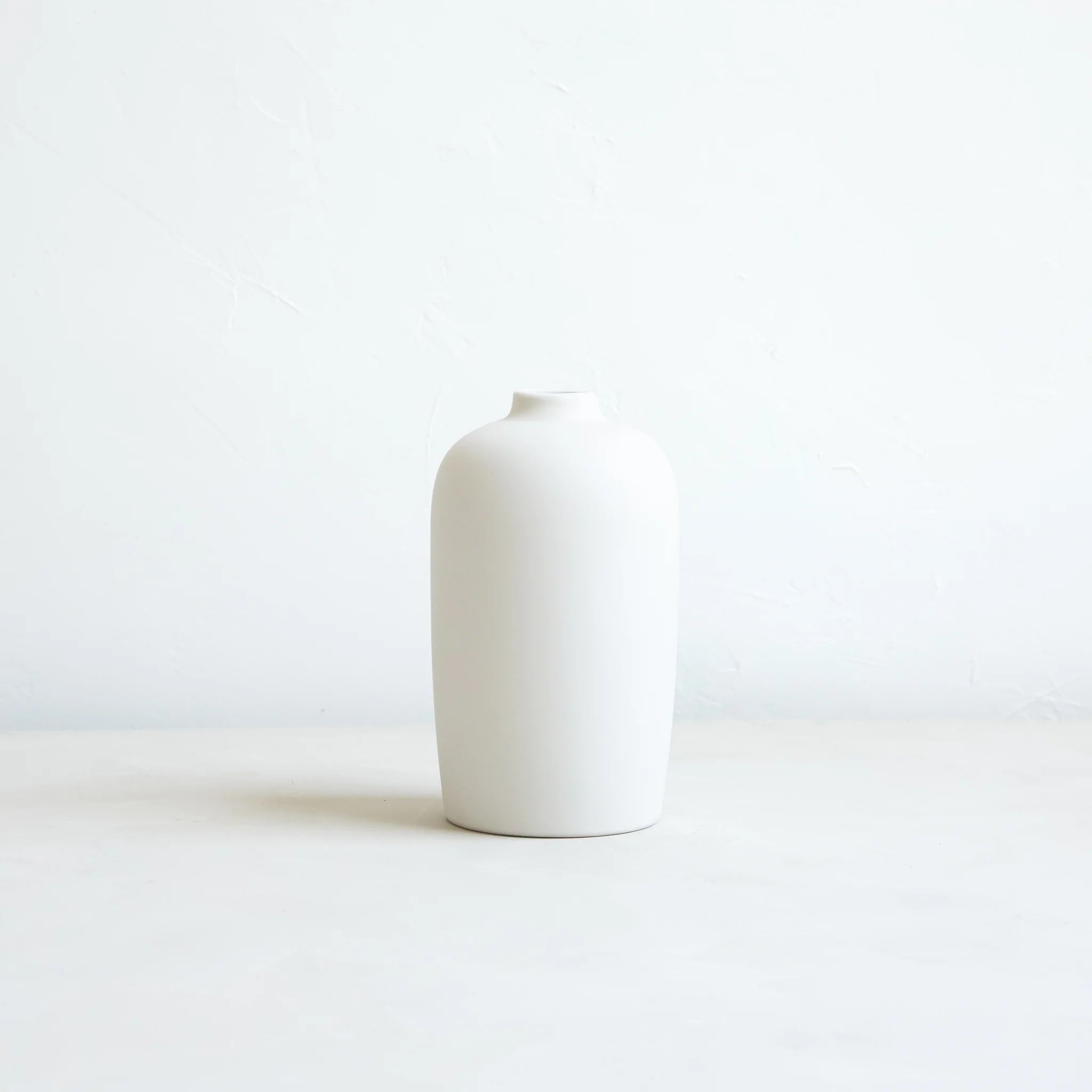 Matte White Blossom Vase