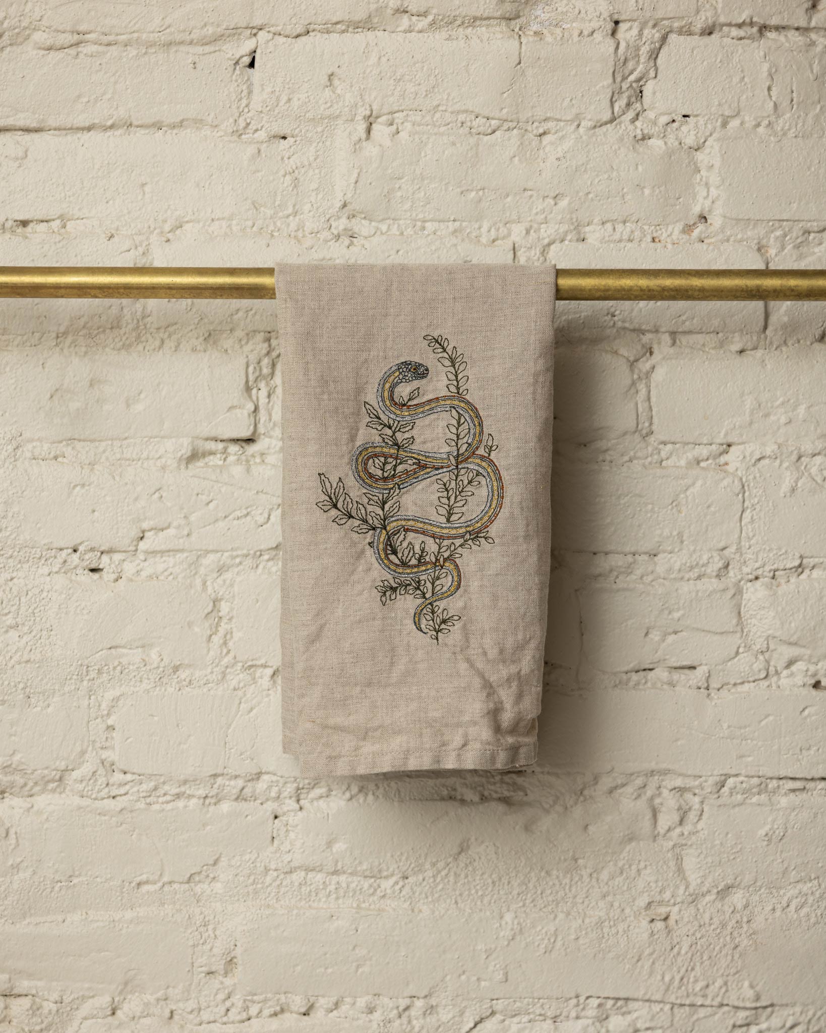 Garter Snake Tea Towel