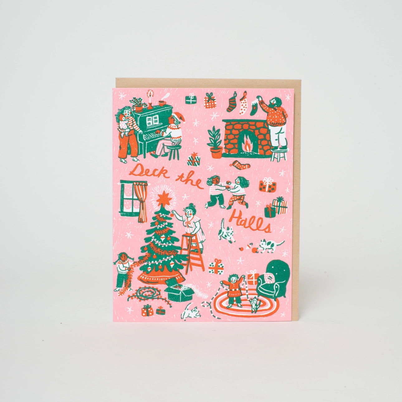 Phoebe Wahl Deck the Halls Card