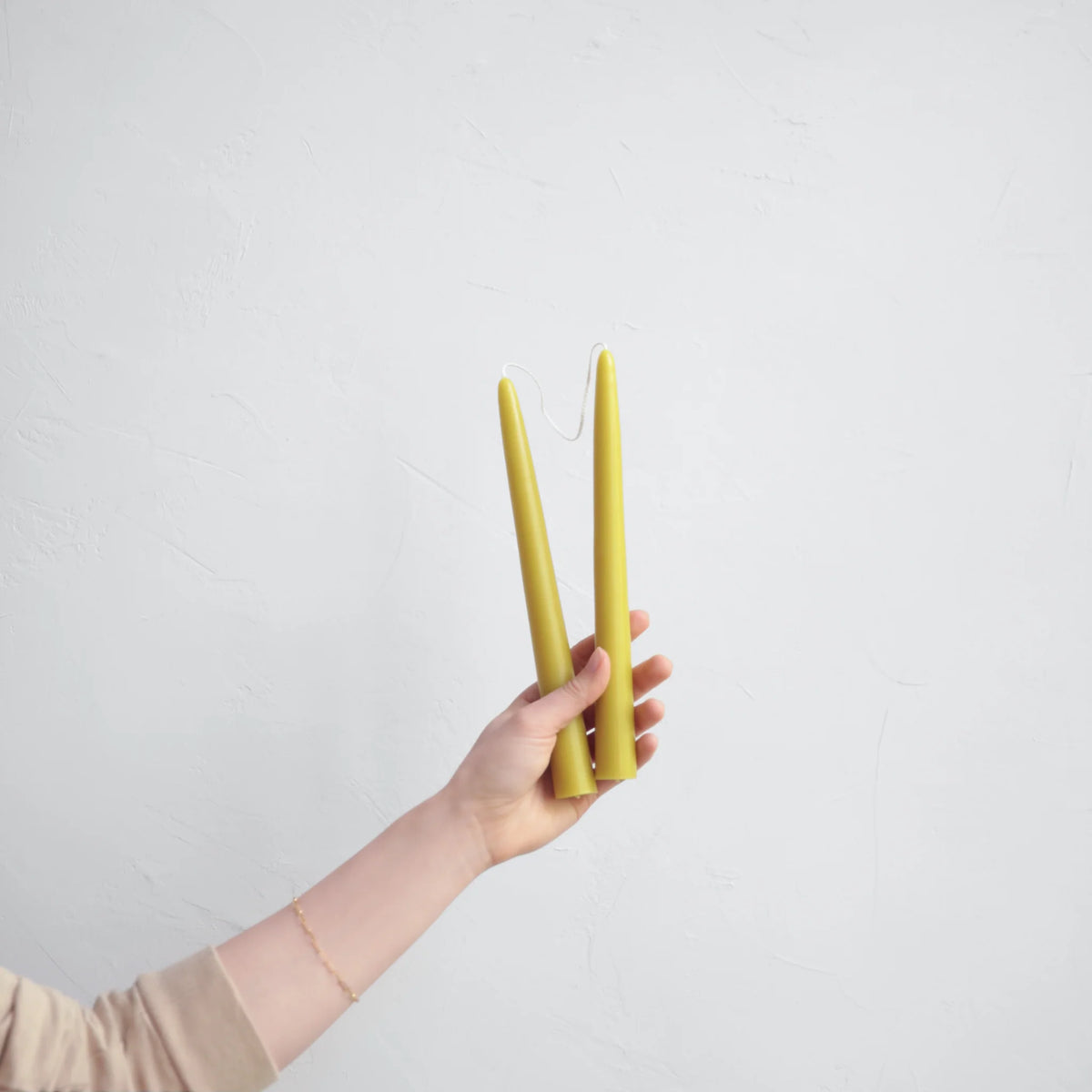 9" Taper Candles - Citrine