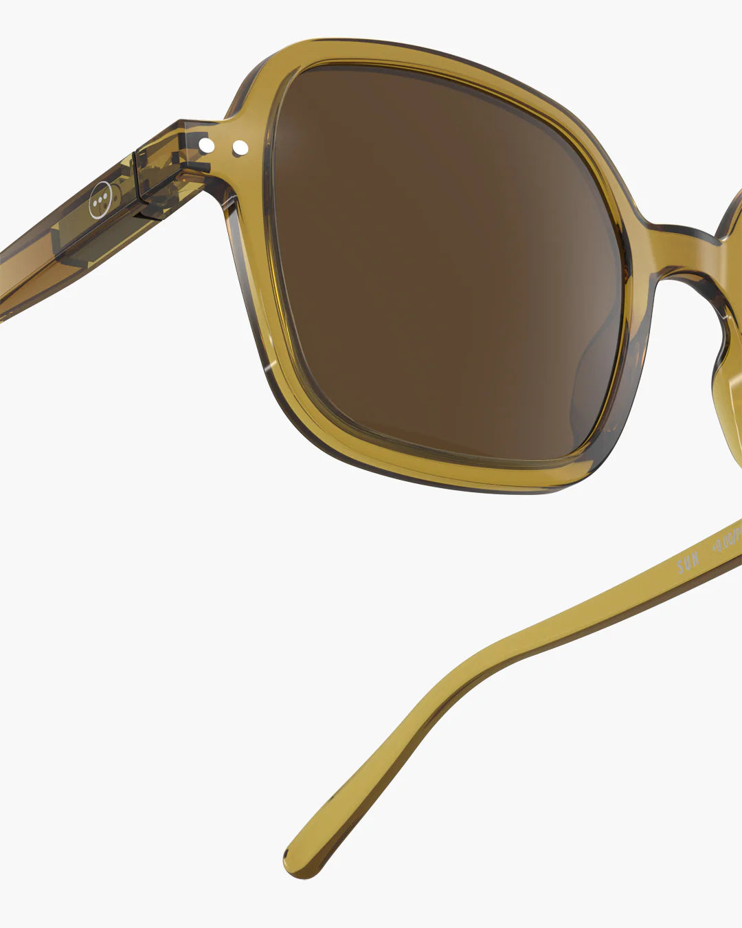 #OFFICE Sunglasses - Golden Green (Brown Lenses)