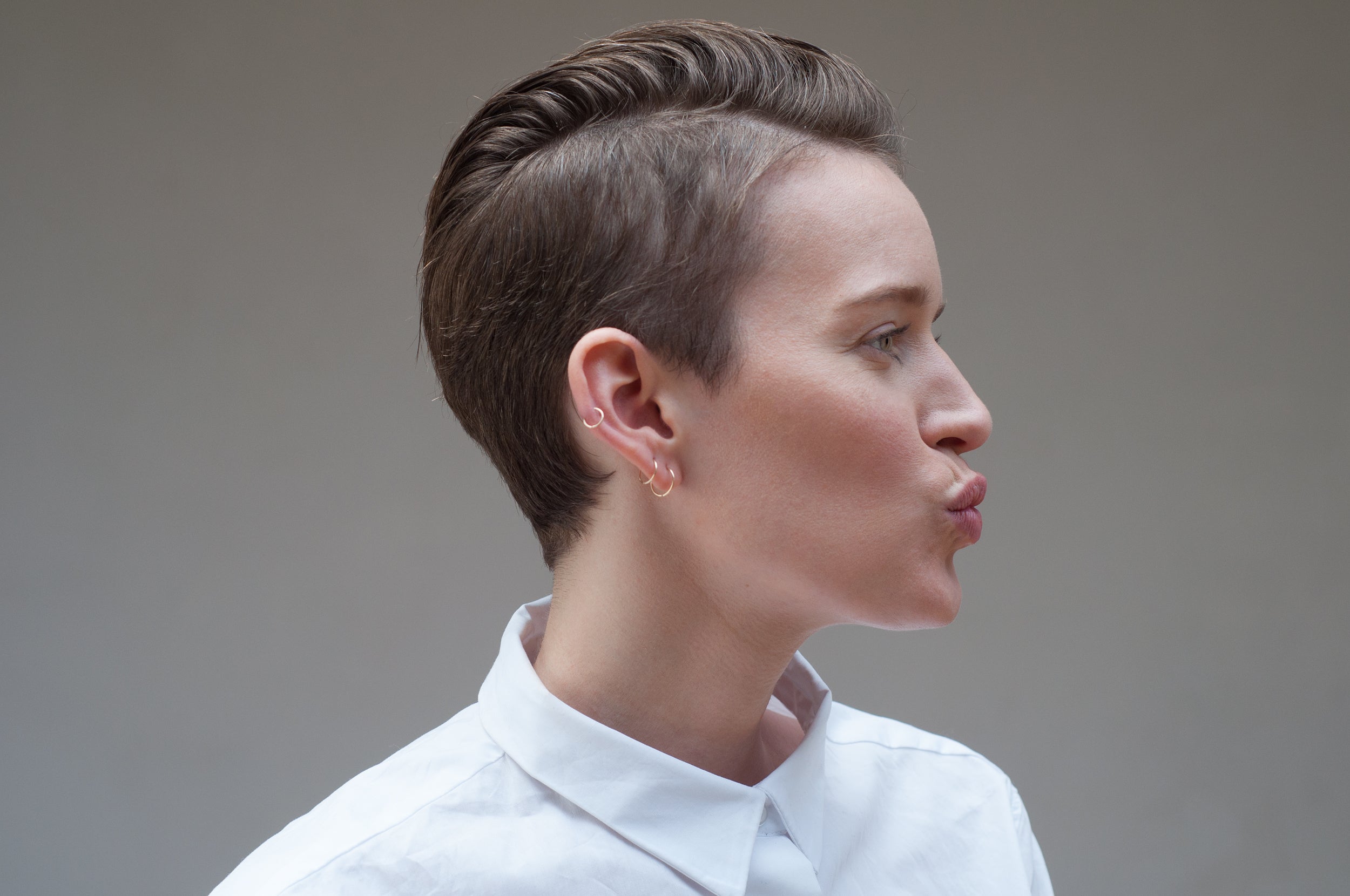 Tiny Silver Infinity Hoop - SINGLE