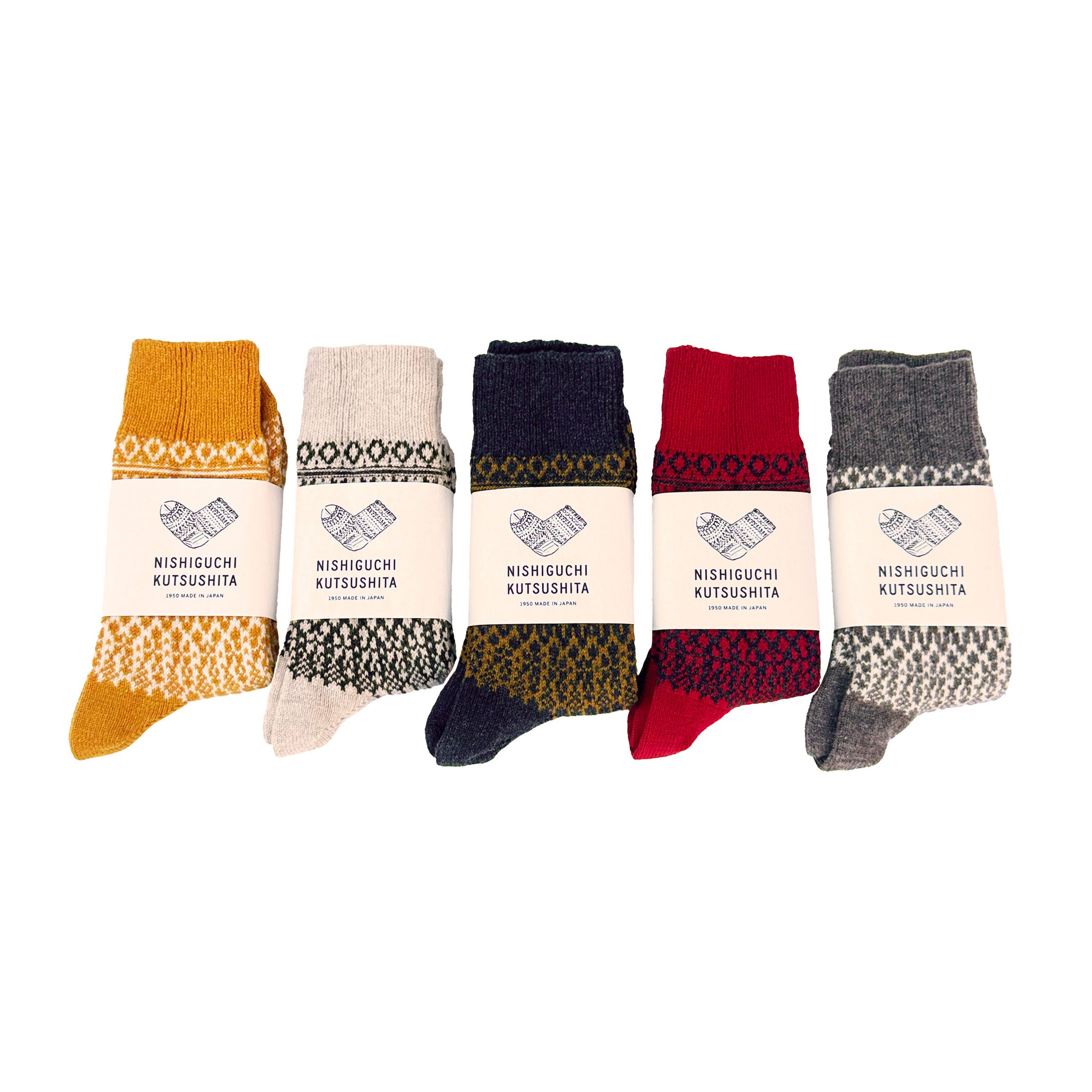 Wool Jacquard Socks