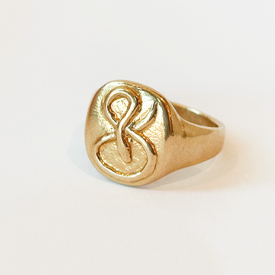 Snake Signet Ring