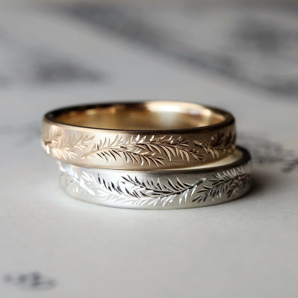 Engraved Rosemary Band