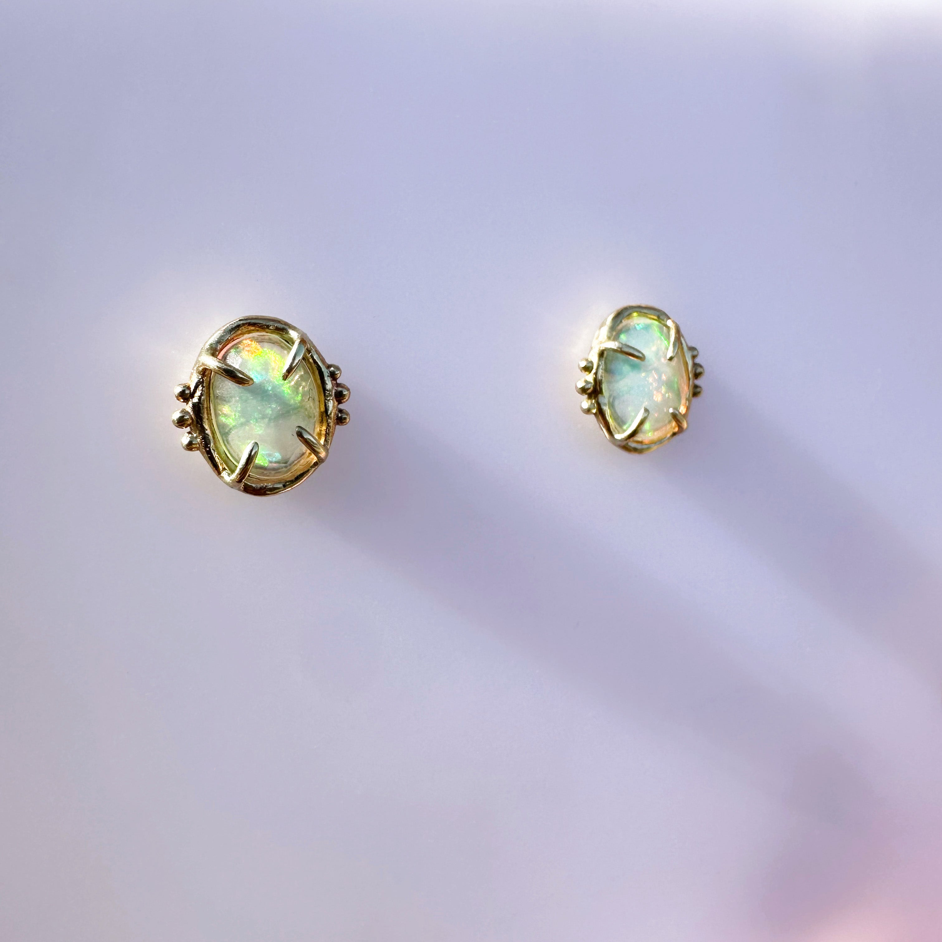 10k Opal Studs