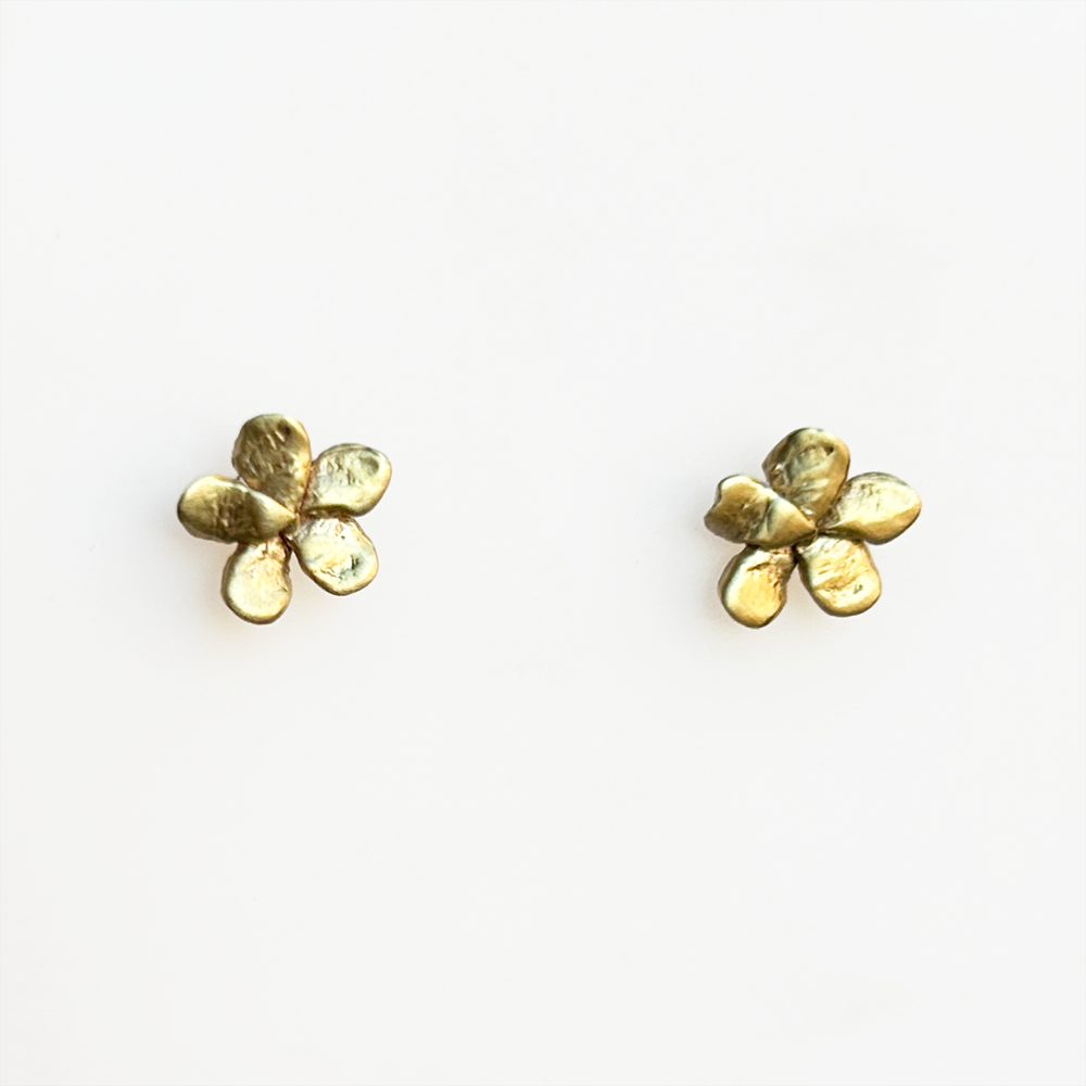 Brass Flower Stud