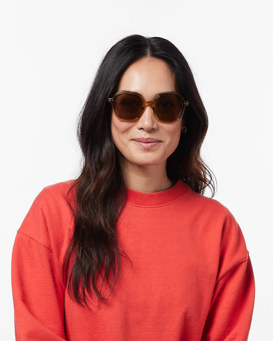 #OFFICE Sunglasses - Golden Green (Brown Lenses)