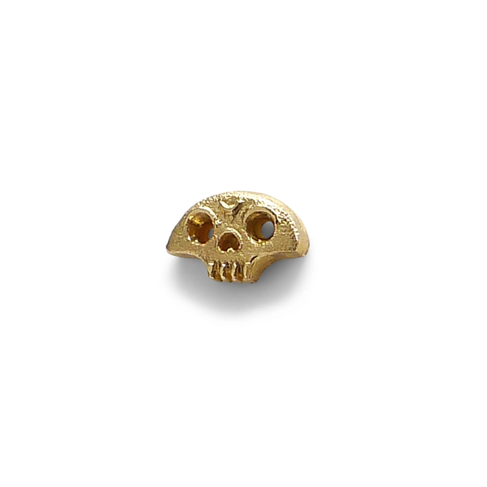 14k Bitty Skull Studs