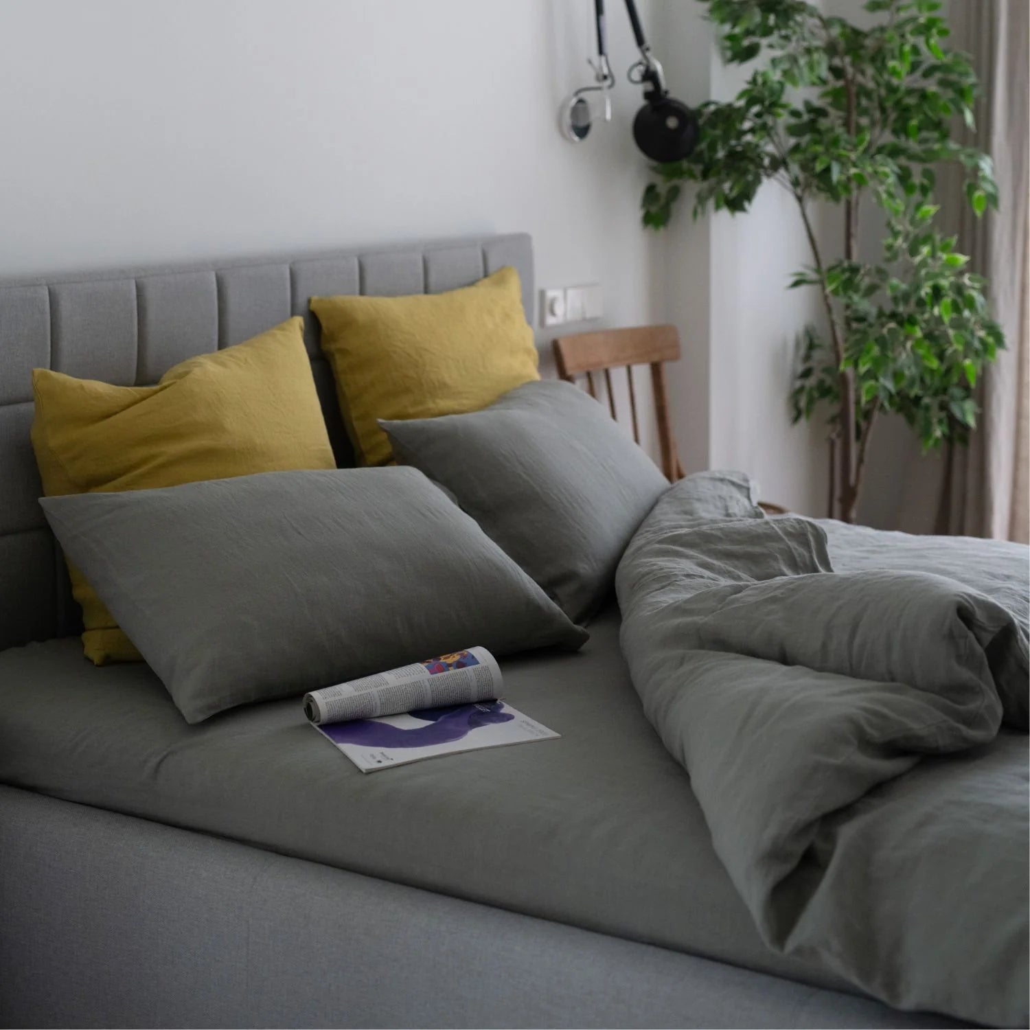 Linen Tales Queen Sheet Set - Khaki