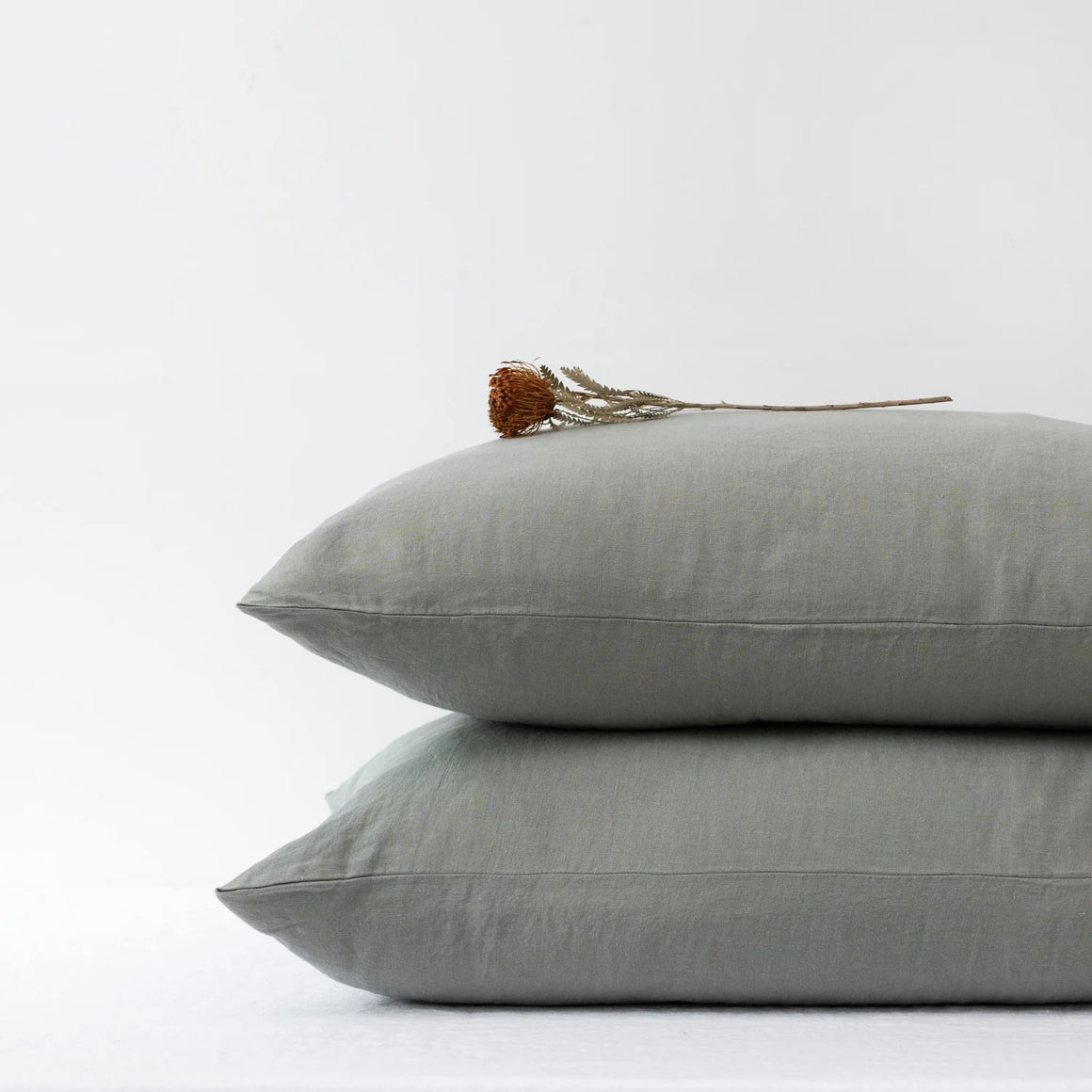 Linen Tales Pillowcase - Khaki