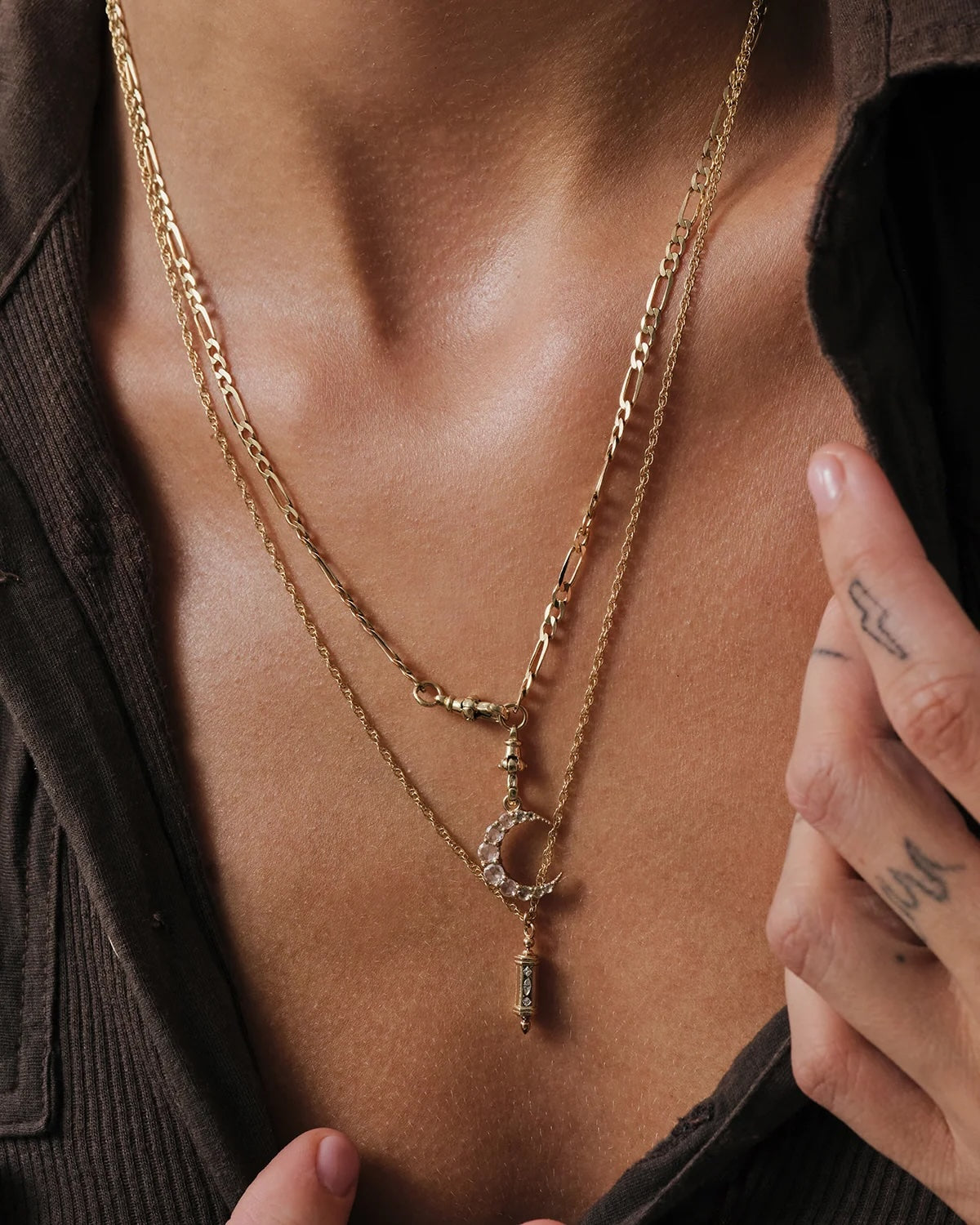 London Flats Figaro Chain Necklace