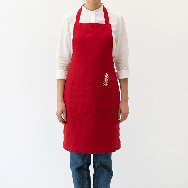 Linen Tales Daily Apron - Red Tomato