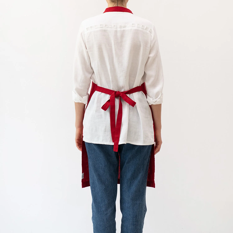 Linen Tales Daily Apron - Red Tomato