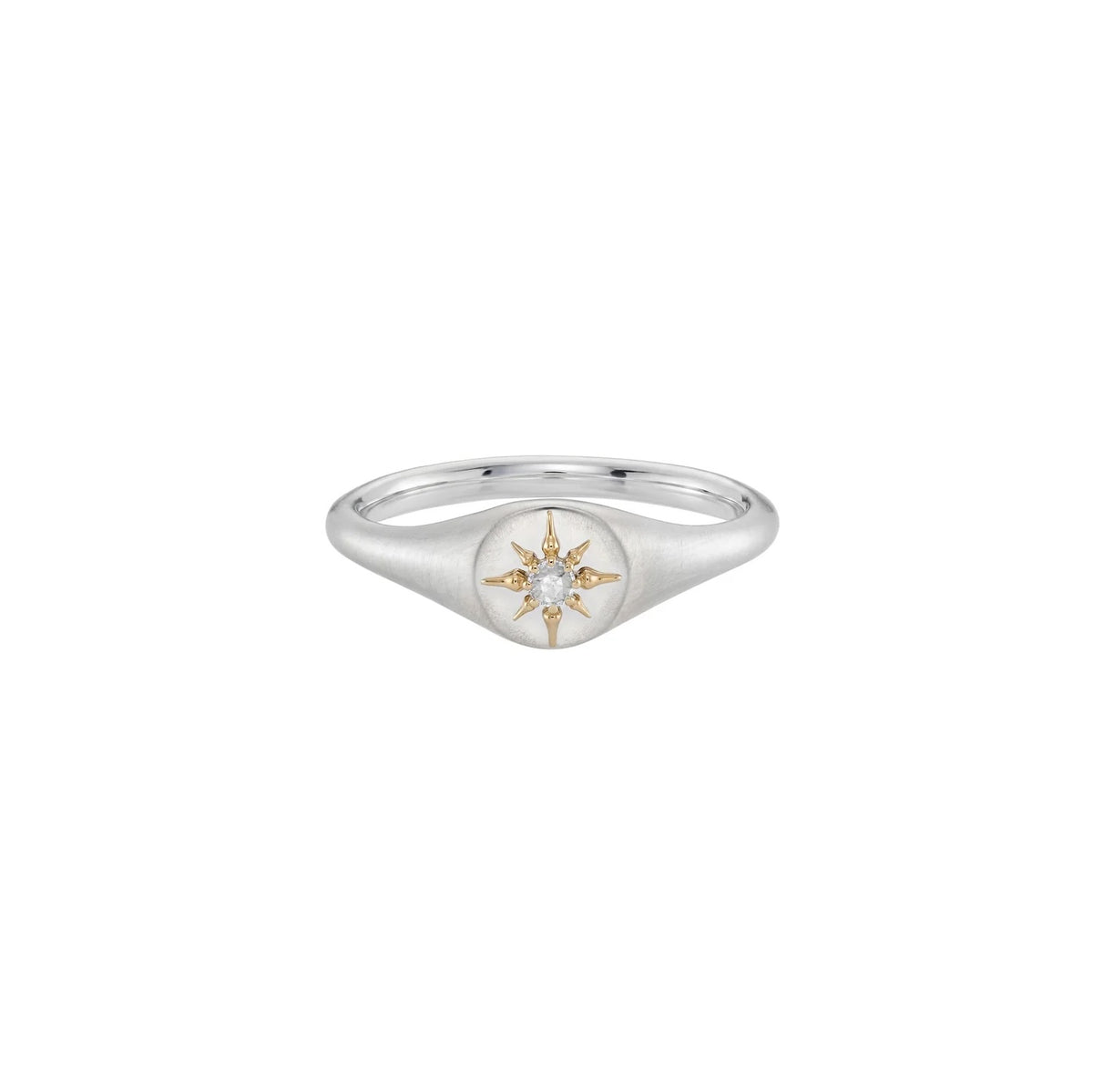 Mini Polaris Diamond Star Ring