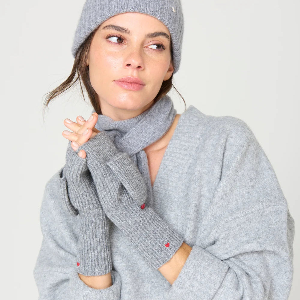 Flip Top Mittens (Grey)