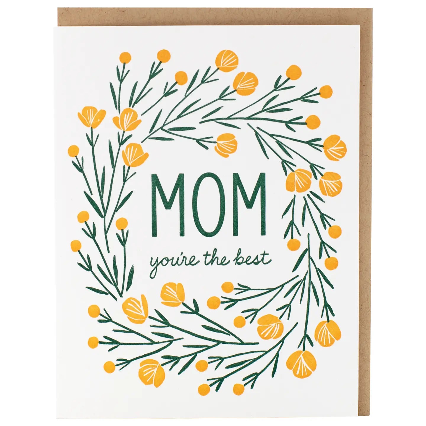 Botanic Wreath Mom Card