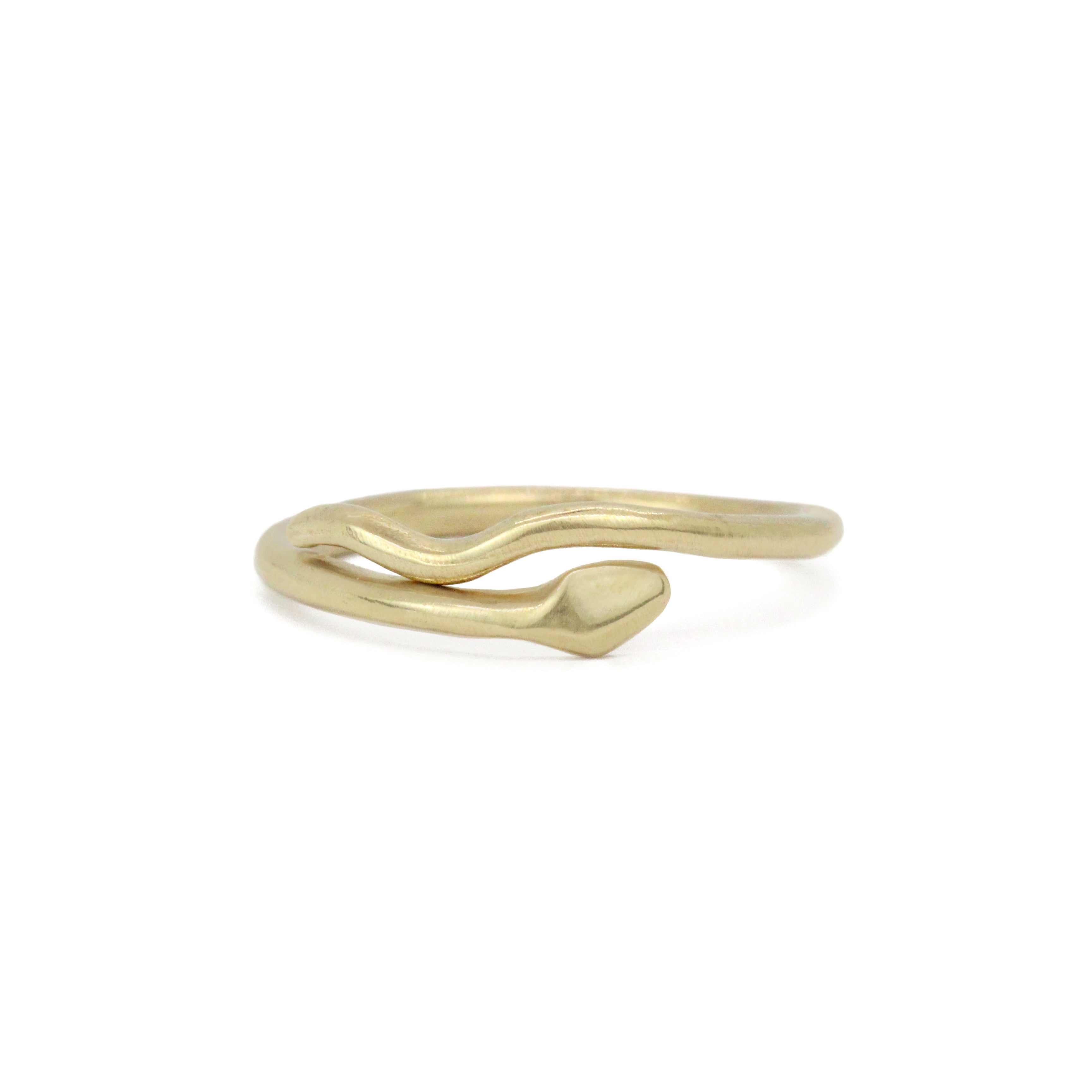 Bronze River Snake Ring