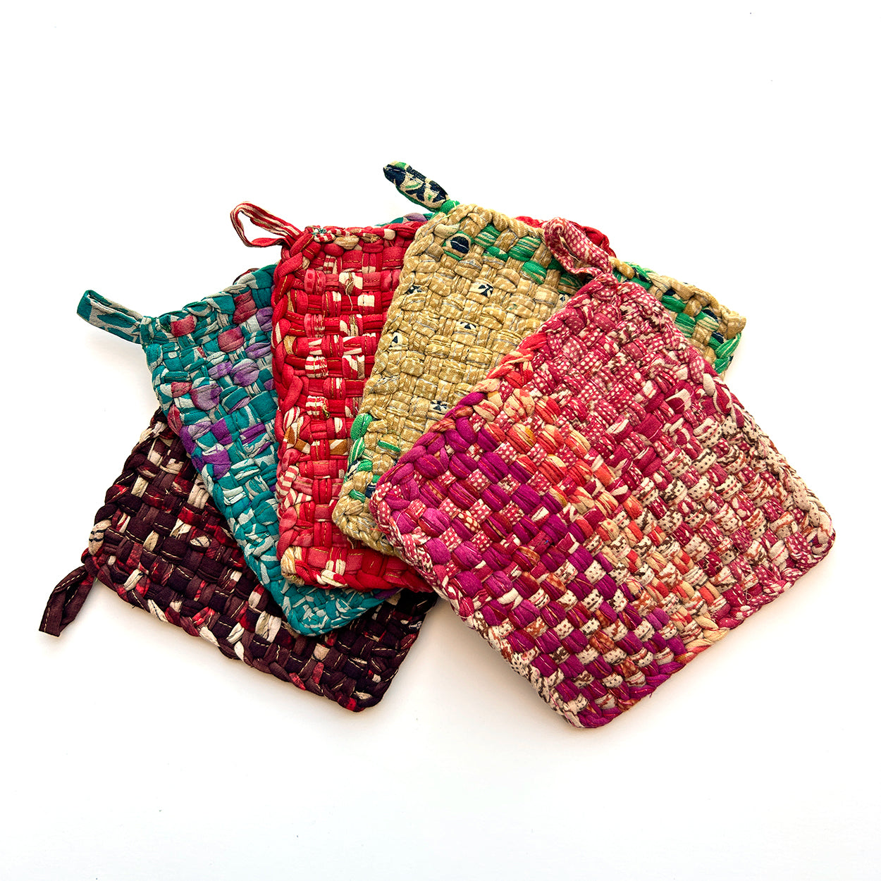 Recycled Sari Potholder
