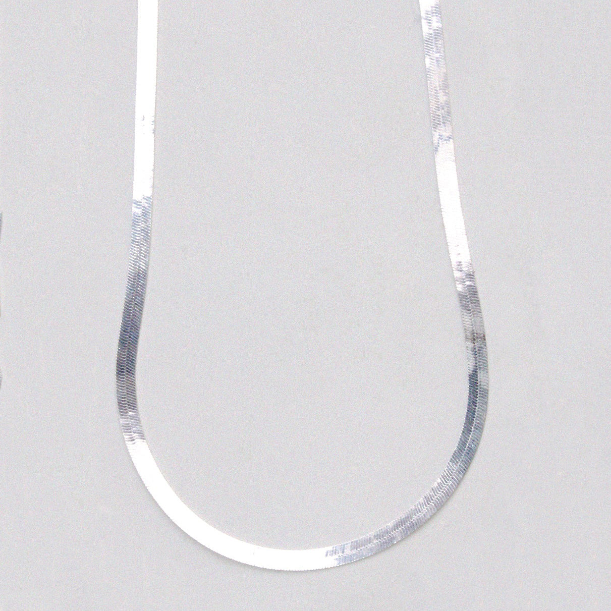 Sterling Silver Herringbone Necklace