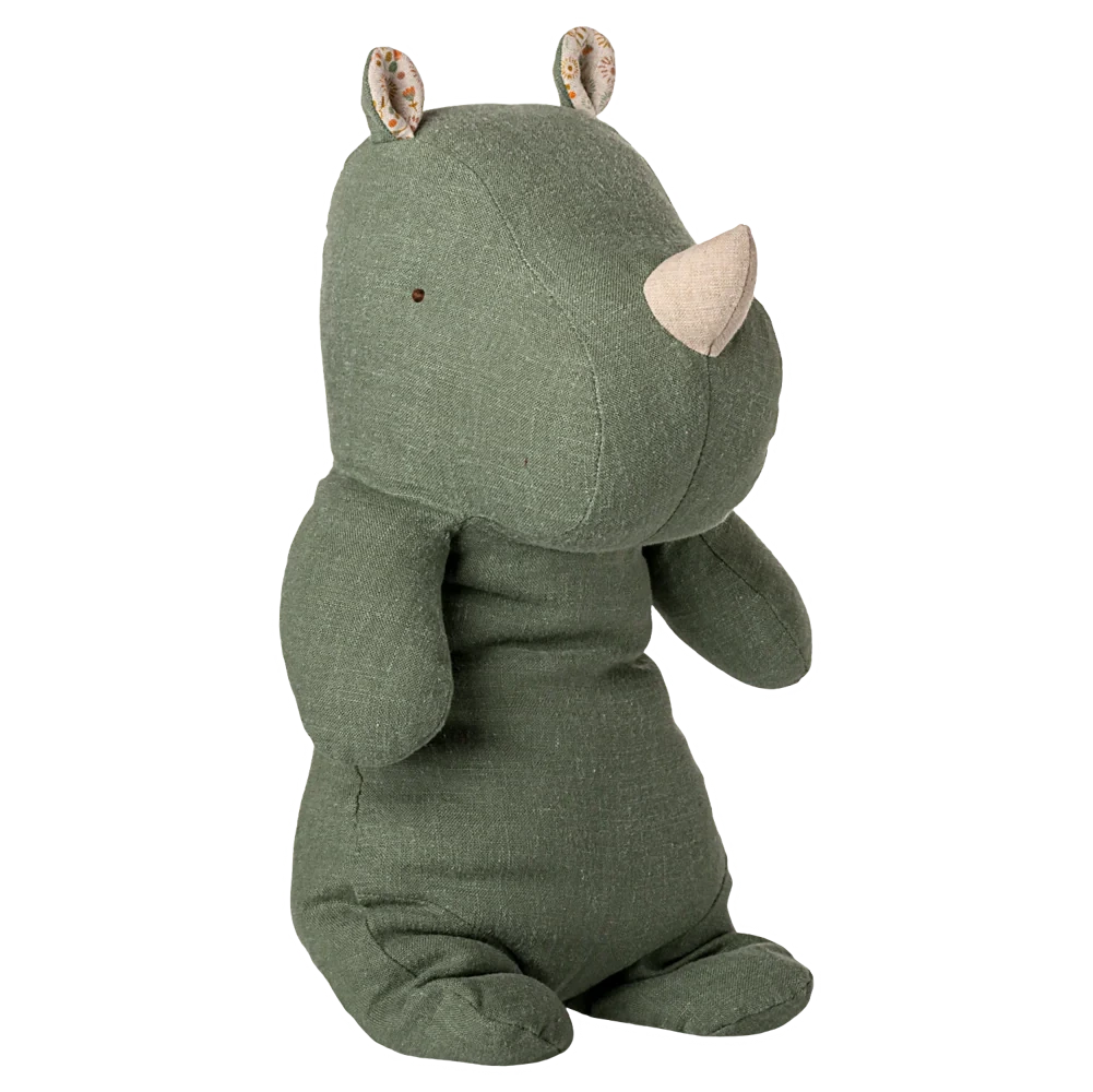 Stuffed Rhino Medium in Sage