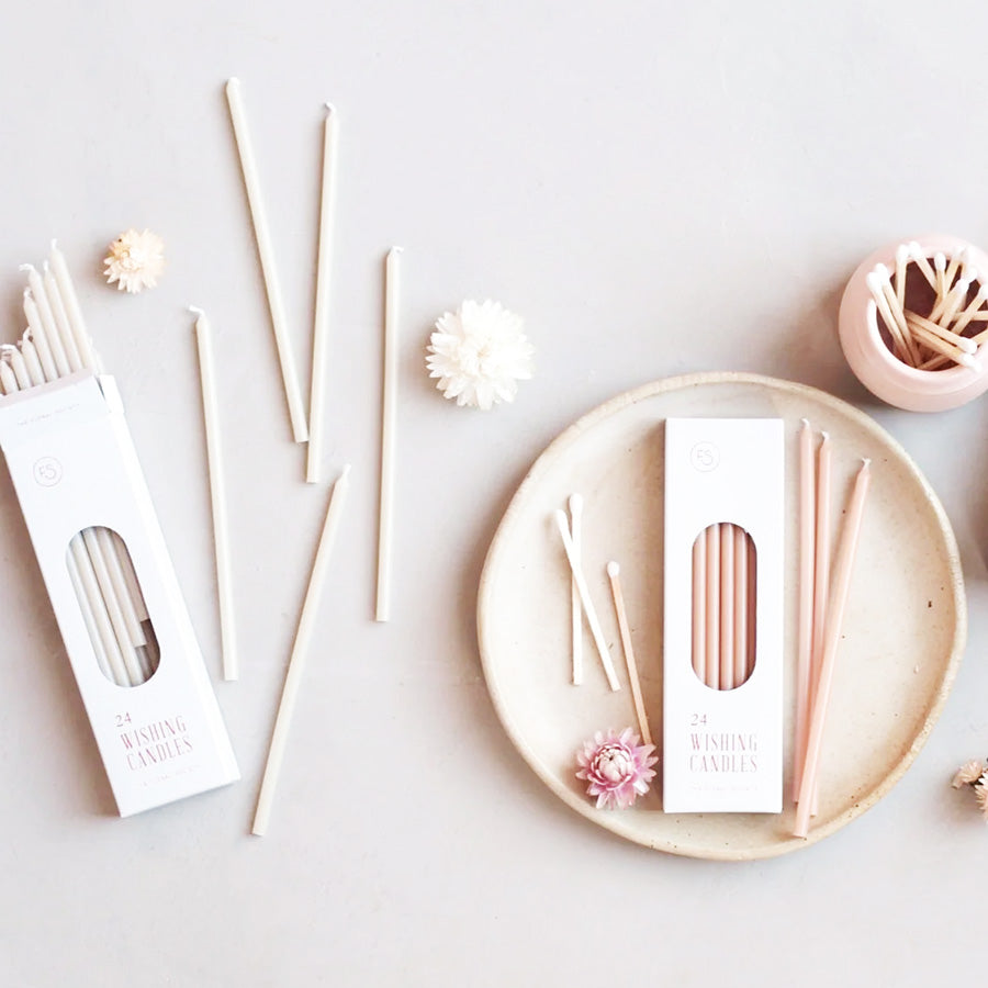 Wishing Candles - Parchment