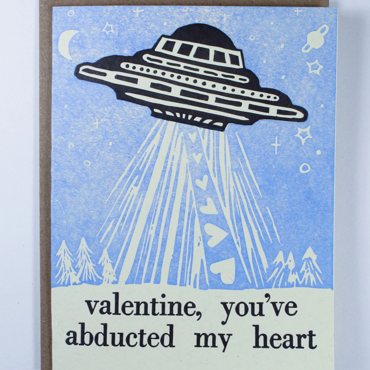 UFO Valentine Card
