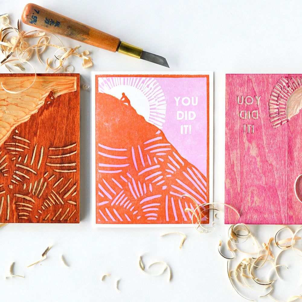 You Did It! Climber Card
