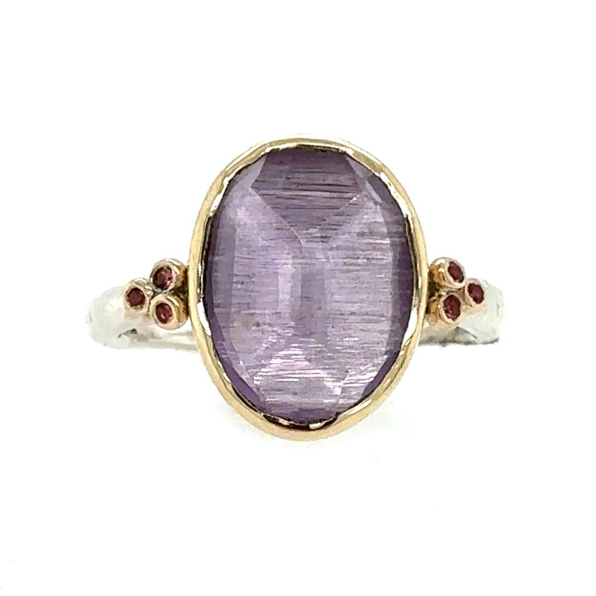 Julia Amethyst Ring with Pink Sapphires