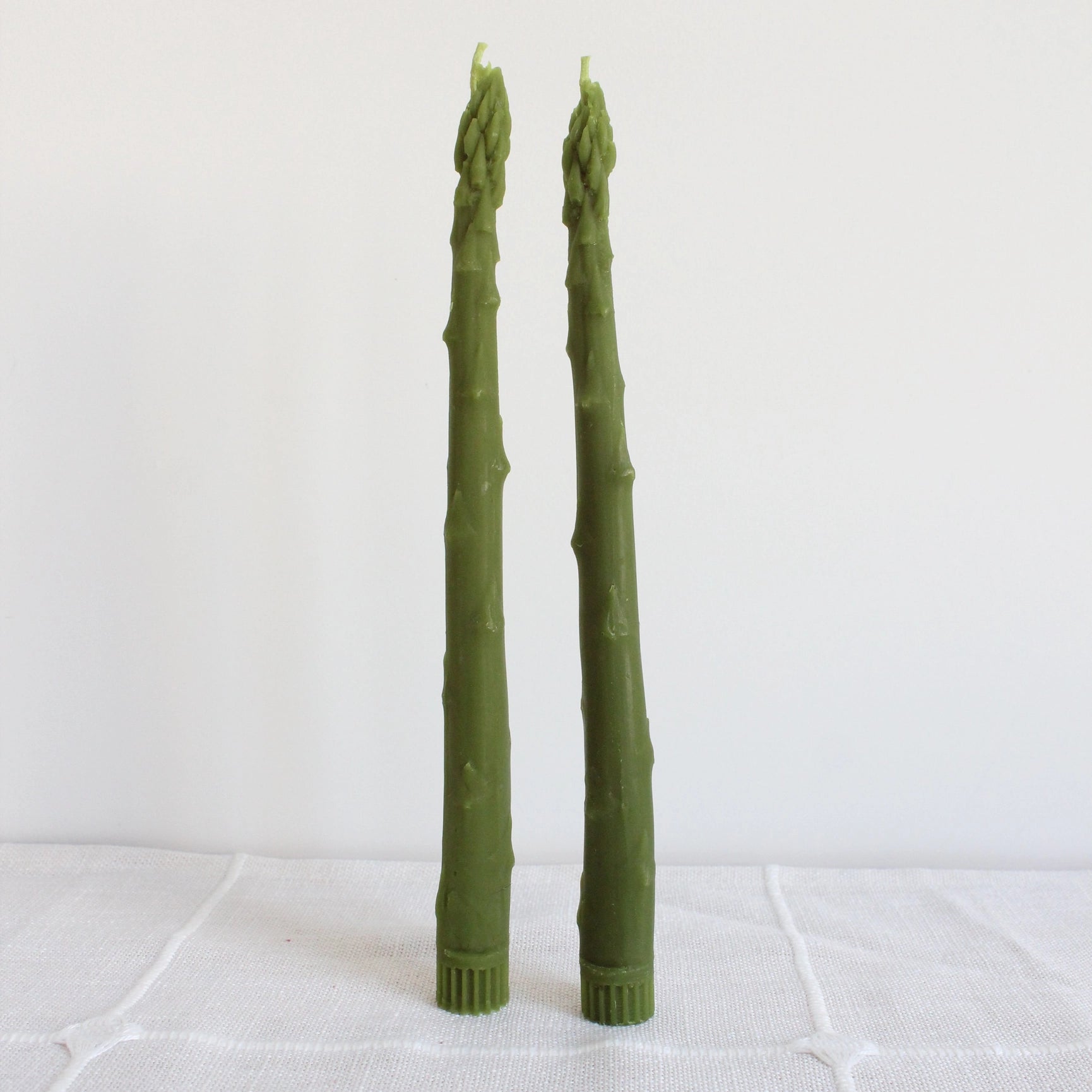 Beeswax Asparagus Taper Candles