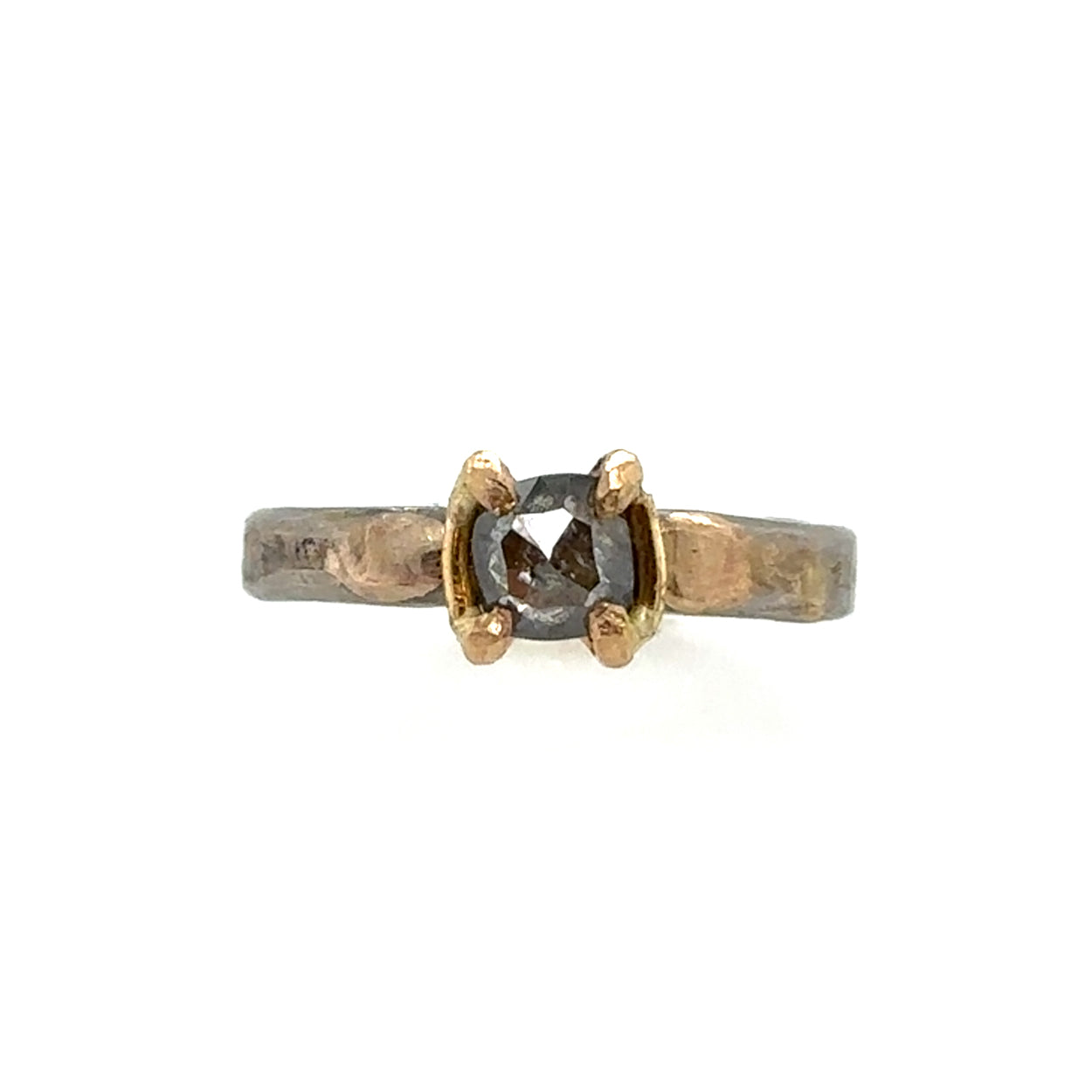Salt + Pepper Artemis Diamond RIng