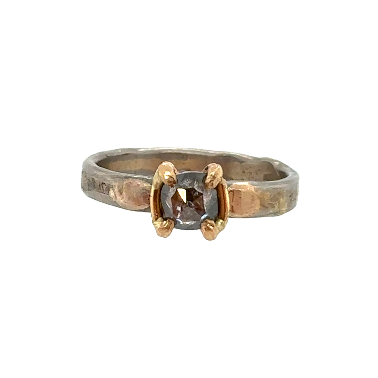 Salt + Pepper Artemis Diamond RIng