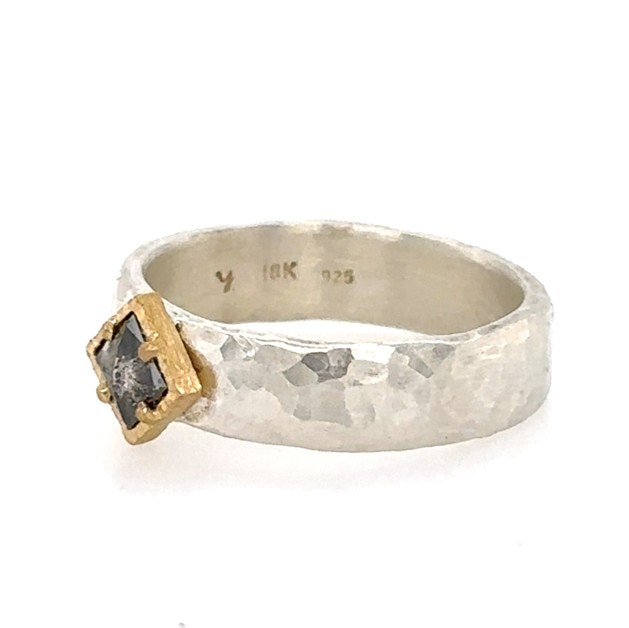 Azalea Mounted Black Diamond Band