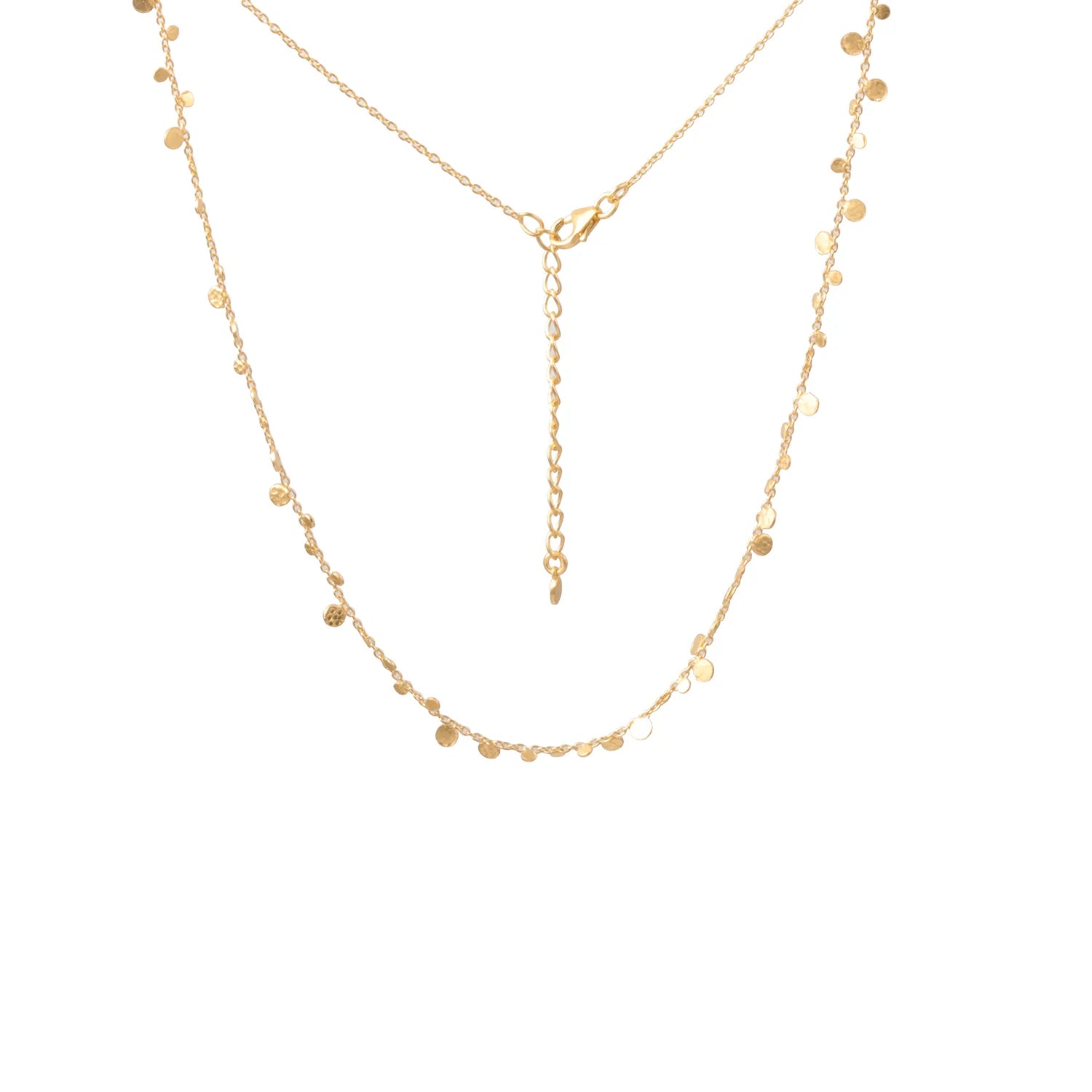 Gold Vermeil Delicate Bubbles Necklace