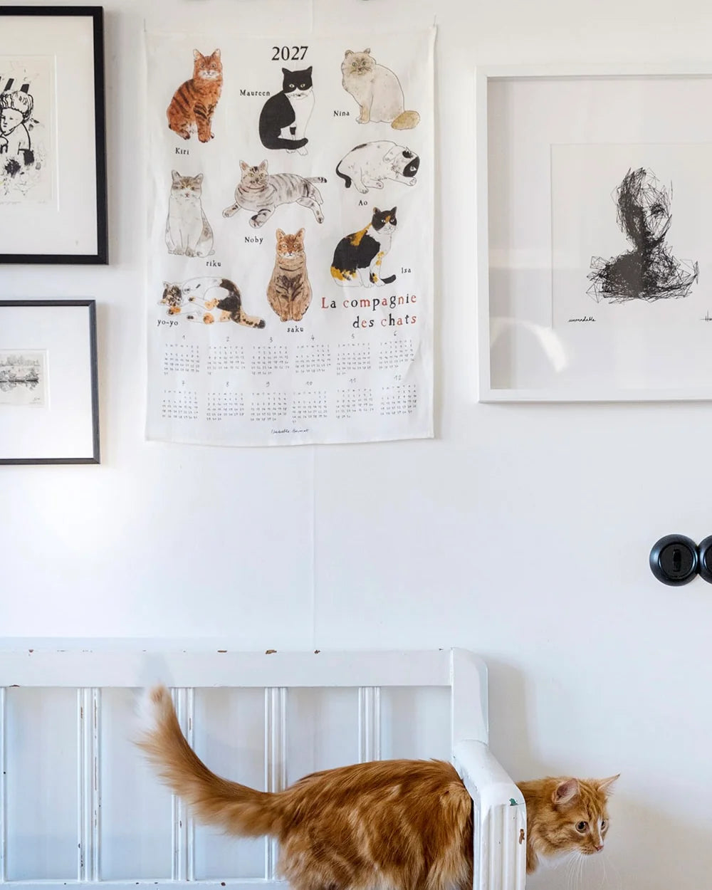 2027 Fabric Calendar - The Cat Company
